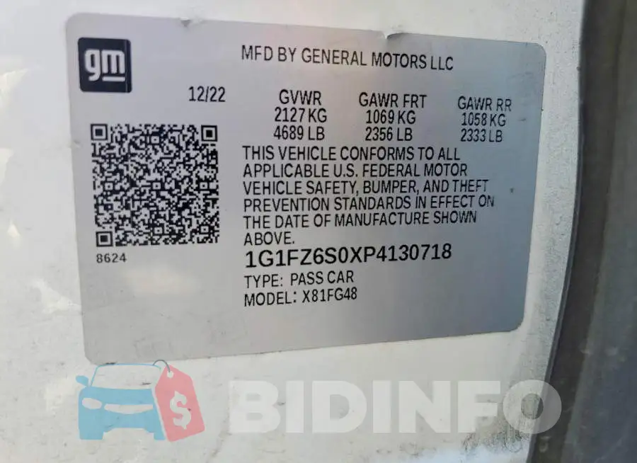 1G1FZ6S0XP4130718 Photo# 13