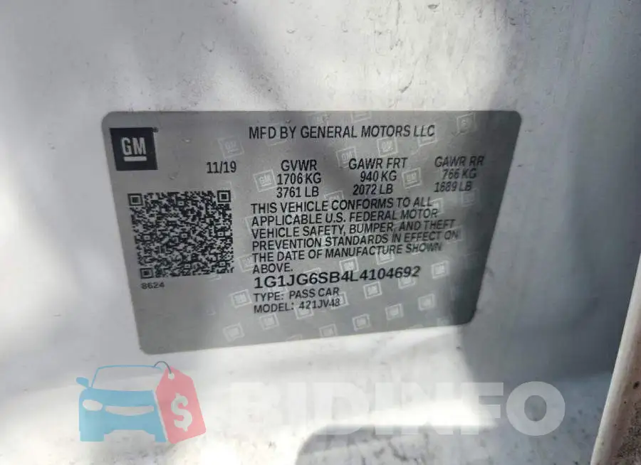 1G1JG6SB4L4104692 Photo# 12