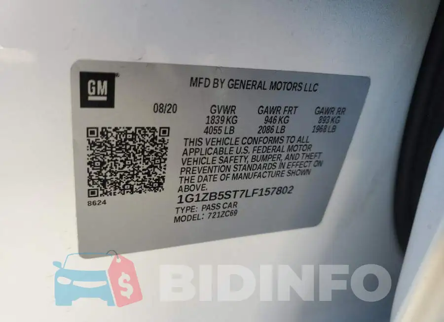 1G1ZB5ST7LF157802 Photo# 12