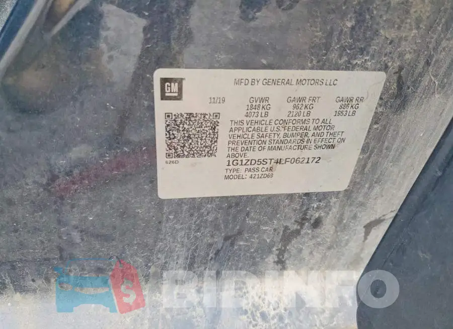 1G1ZD5ST4LF062172 Photo# 12