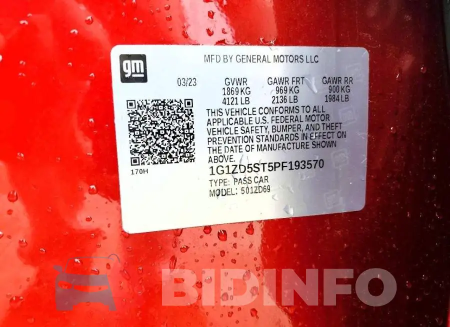 1G1ZD5ST5PF193570 Photo# 12