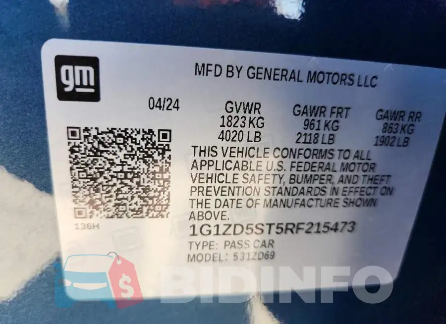 1G1ZD5ST5RF215473 Photo# 12