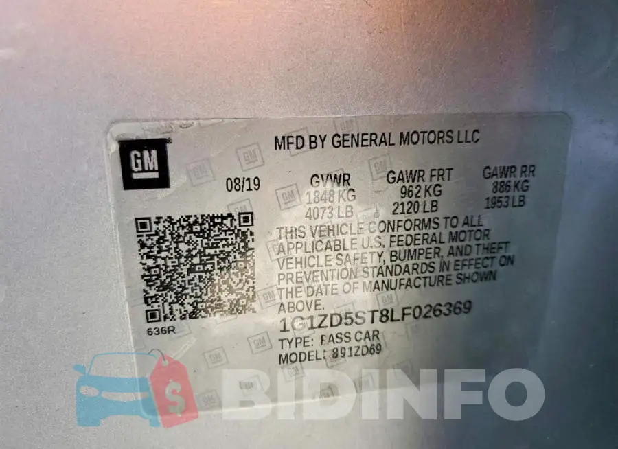 1G1ZD5ST8LF026369 Photo# 13