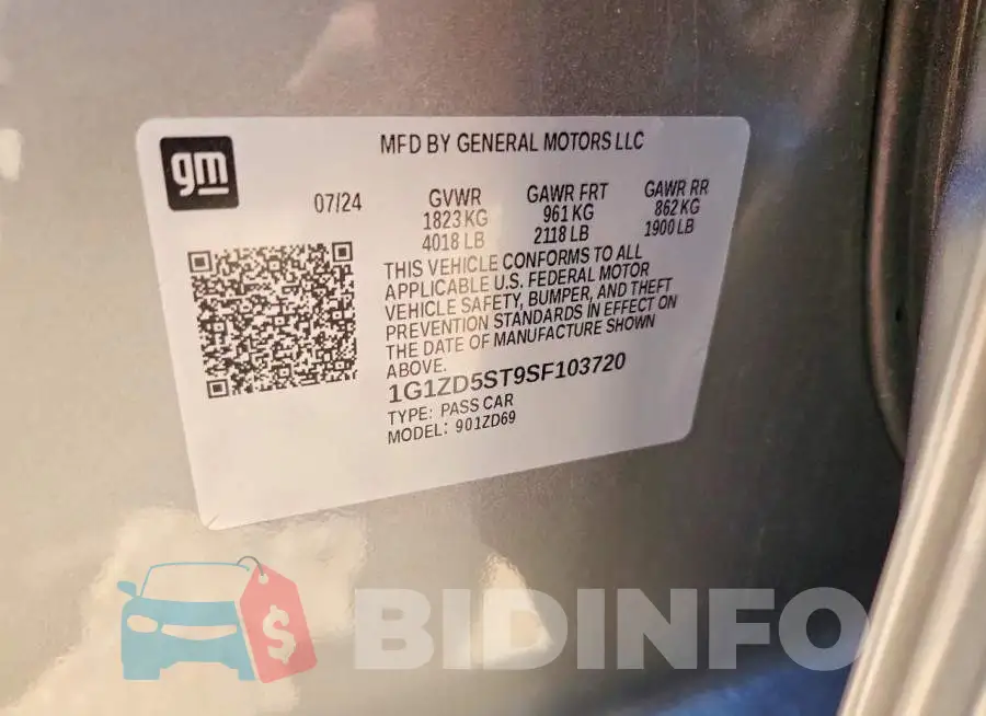 1G1ZD5ST9SF103720 Photo# 13