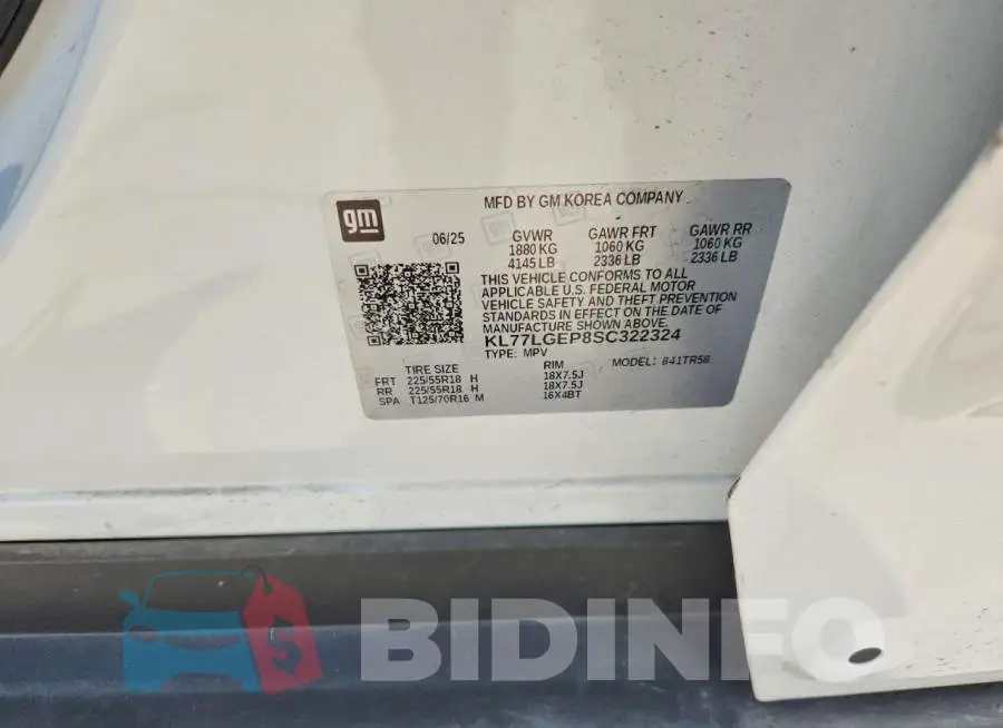 KL77LGEP8SC322324 Photo# 12