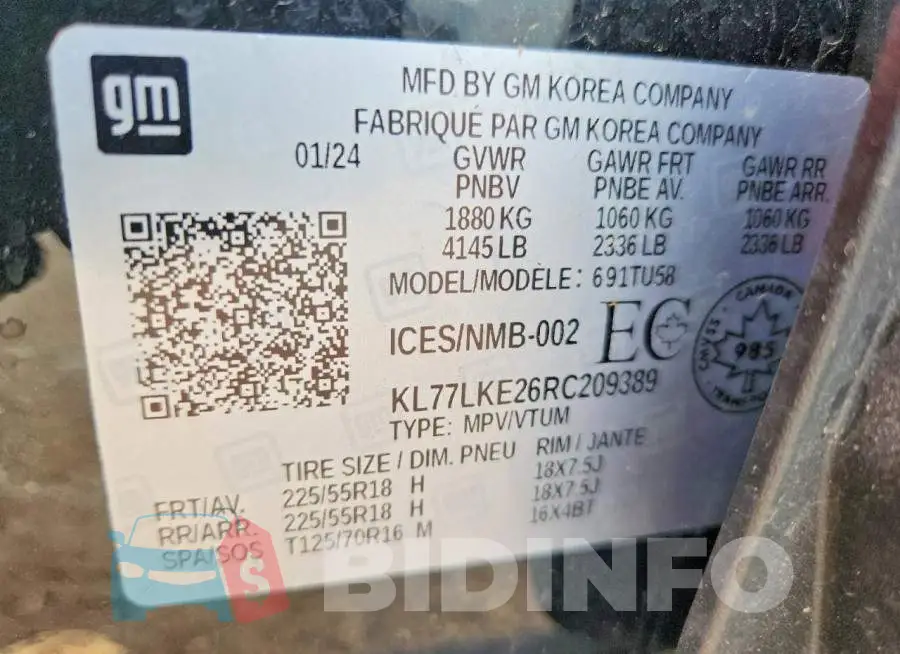 KL77LKE26RC209389 Photo# 13