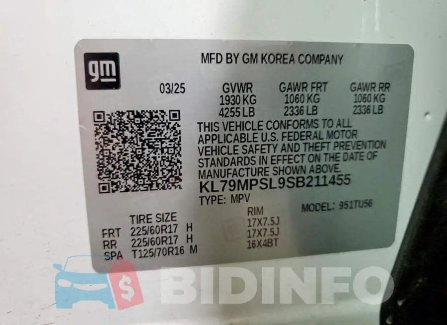 KL79MPSL9SB211455 Photo# 12