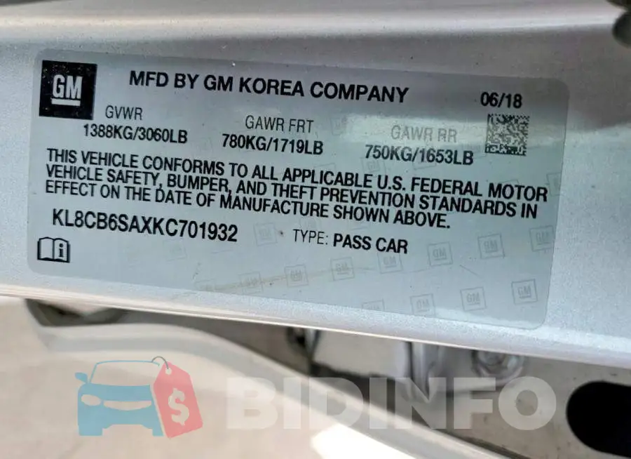 KL8CB6SAXKC701932 Photo# 13