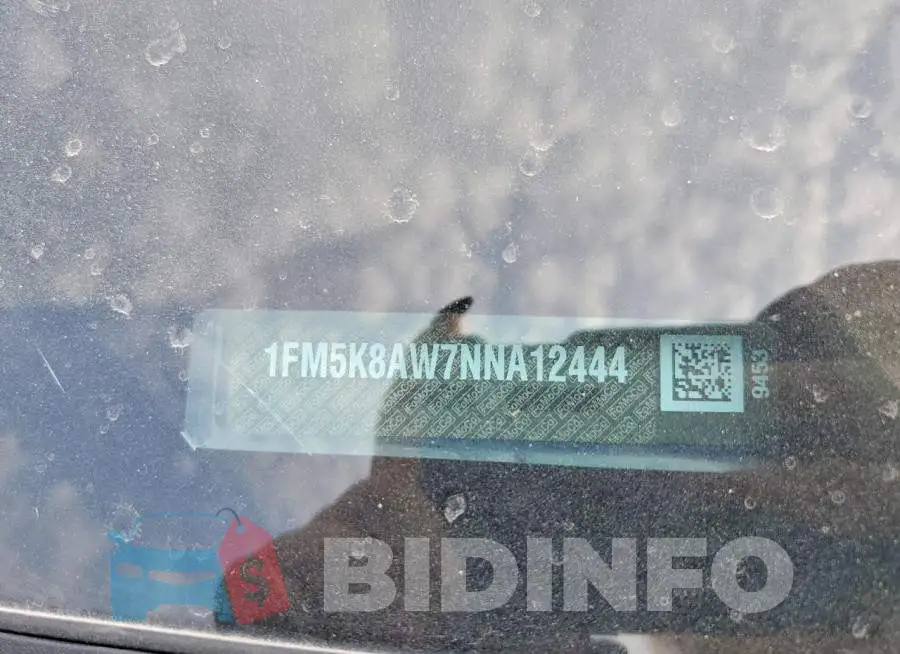 1FM5K8AW7NNA12444 Photo# 13