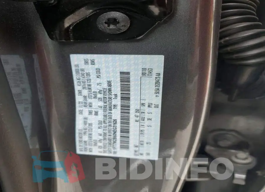 1FT7W2B60NEG31626 Photo# 12