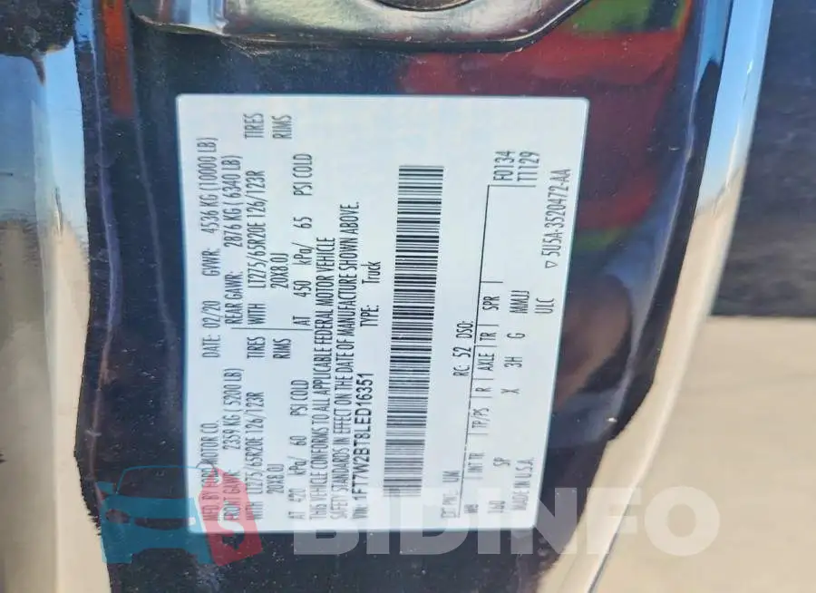 1FT7W2BT8LED16351 Photo# 12