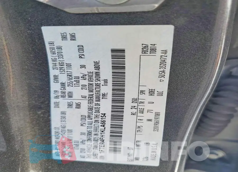 1FTER4FH1KLA66154 Photo# 12