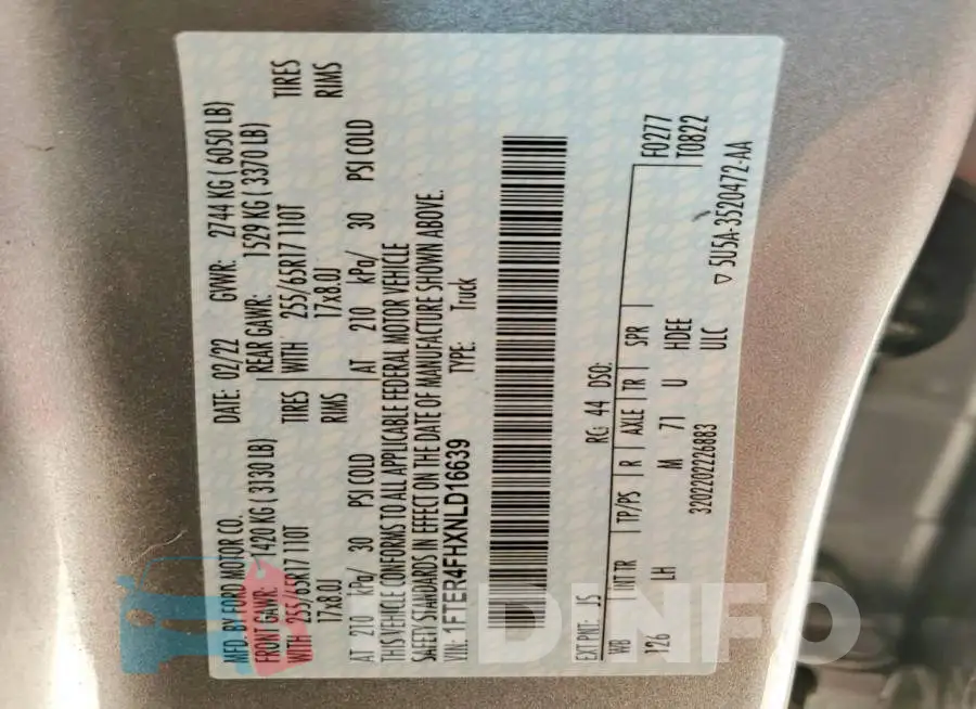 1FTER4FHXNLD16639 Photo# 13