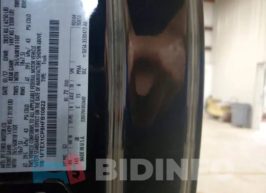 1FTEX1CP8HFB10822 Photo# 12