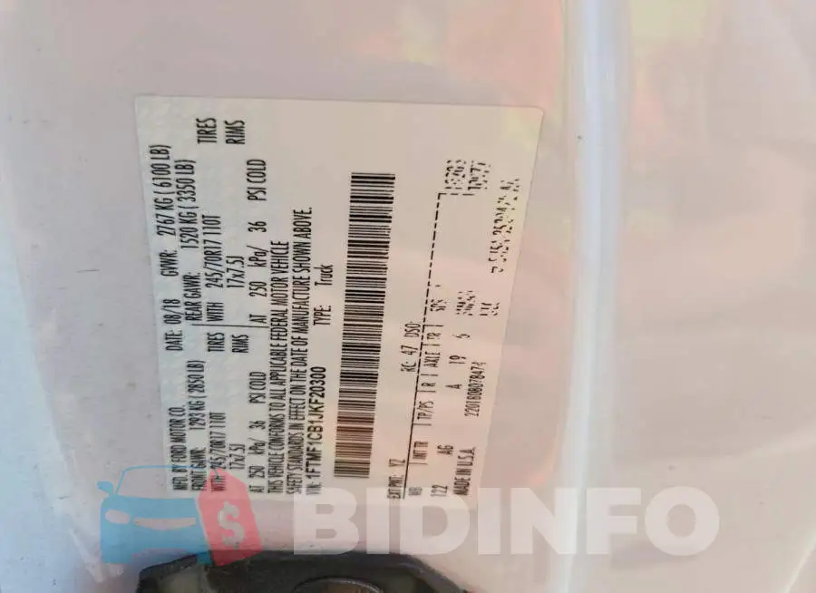 1FTMF1CB1JKF20300 Photo# 12