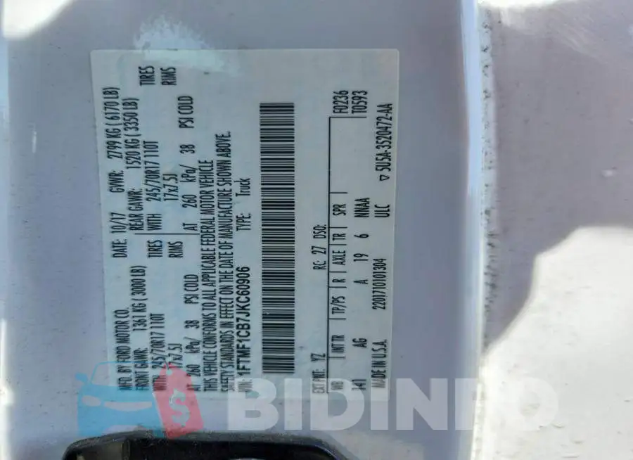 1FTMF1CB7JKC60906 Photo# 12