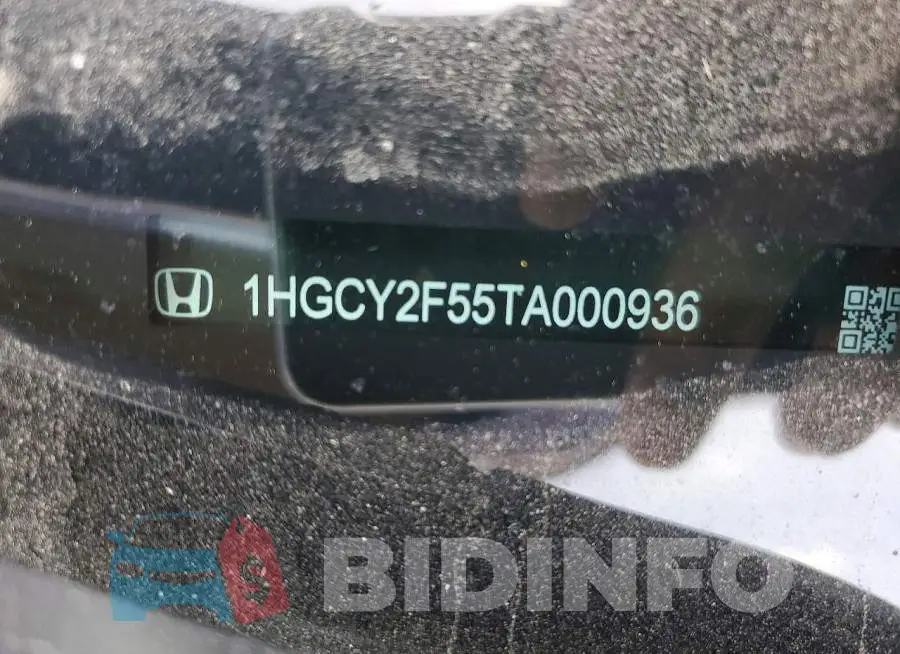 1HGCY2F55TA000936 Photo# 12