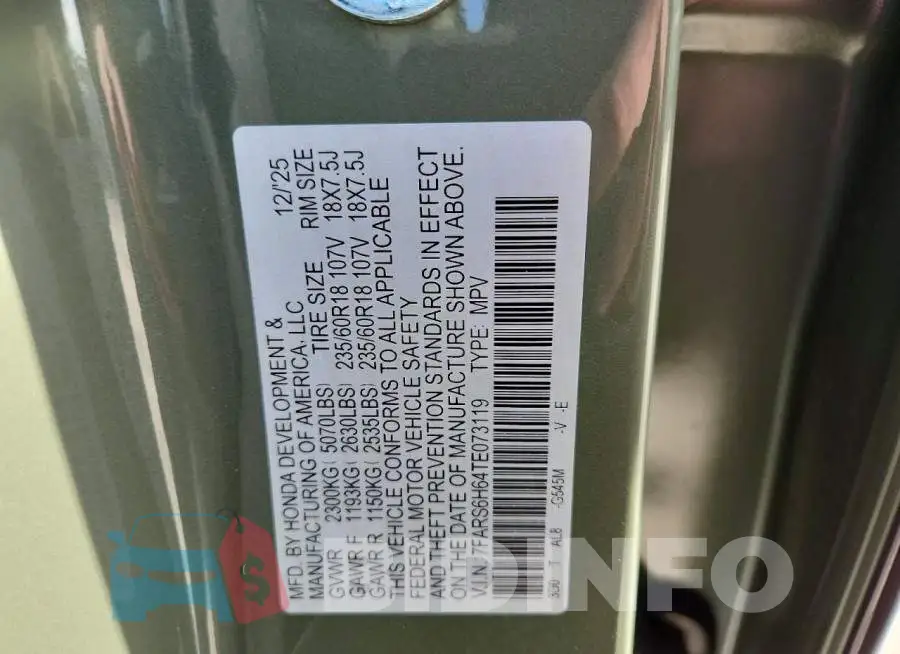 7FARS6H64TE073119 Photo# 13