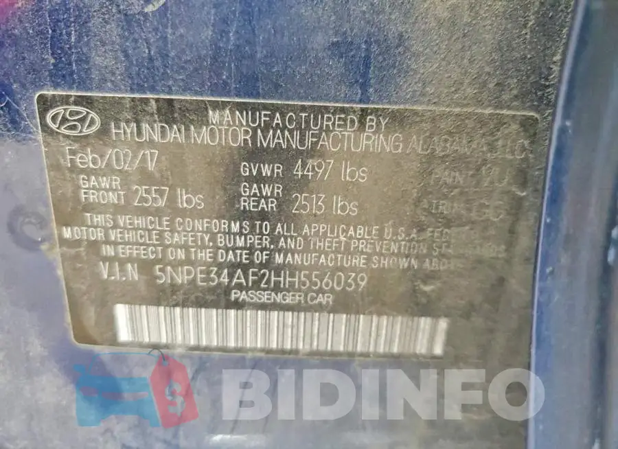 5NPE34AF2HH556039 Photo# 12