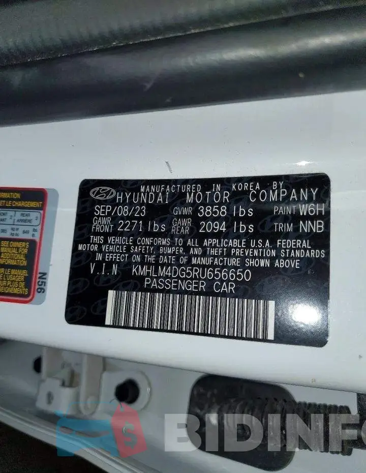 KMHLM4DG5RU656650 Photo# 12