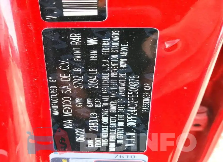 3KPF24AD2PE509876 Photo# 12