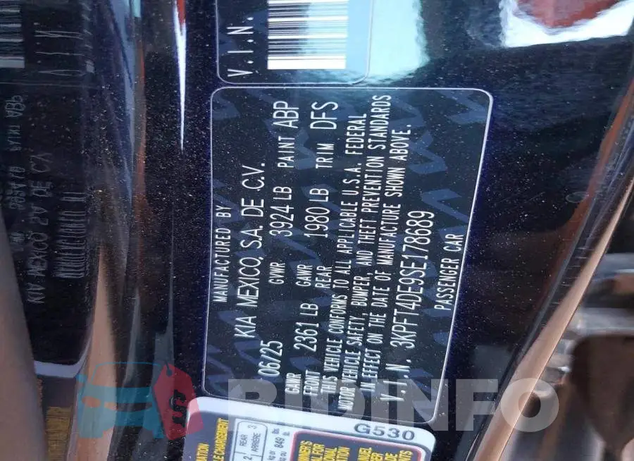 3KPFT4DE9SE178689 Photo# 12