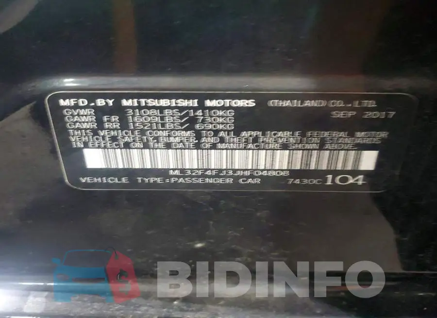 ML32F4FJ3JHF04808 Photo# 13