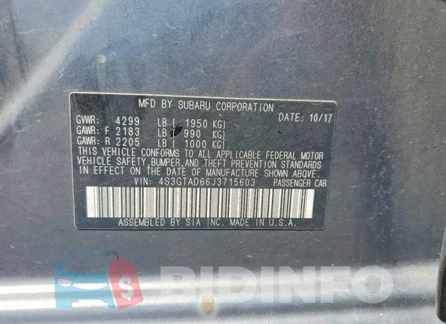 4S3GTAD66J3715603 Photo# 13