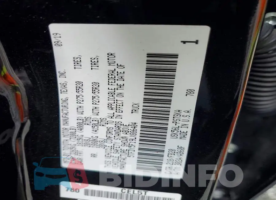 5TFDY5F19LX886404 Photo# 12