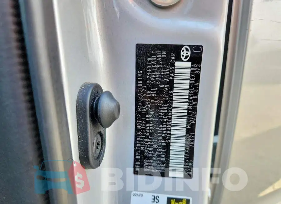 5YFB4MDE4RP092176 Photo# 12