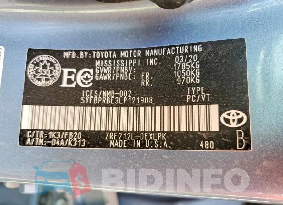 5YFBPRBE3LP121908 Photo# 12