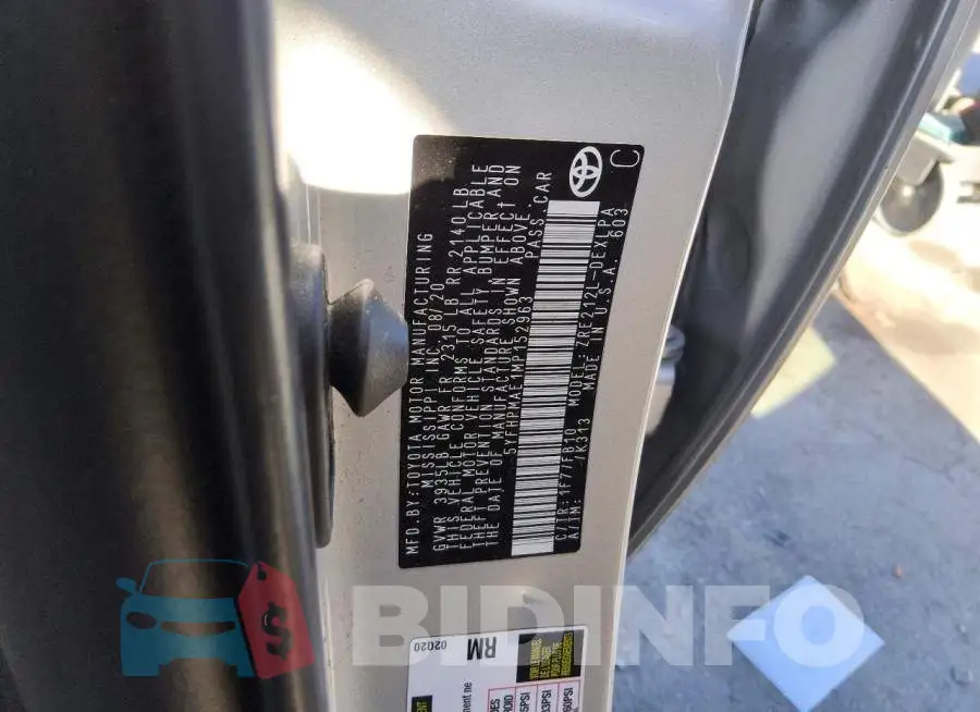 5YFHPMAE1MP152963 Photo# 12