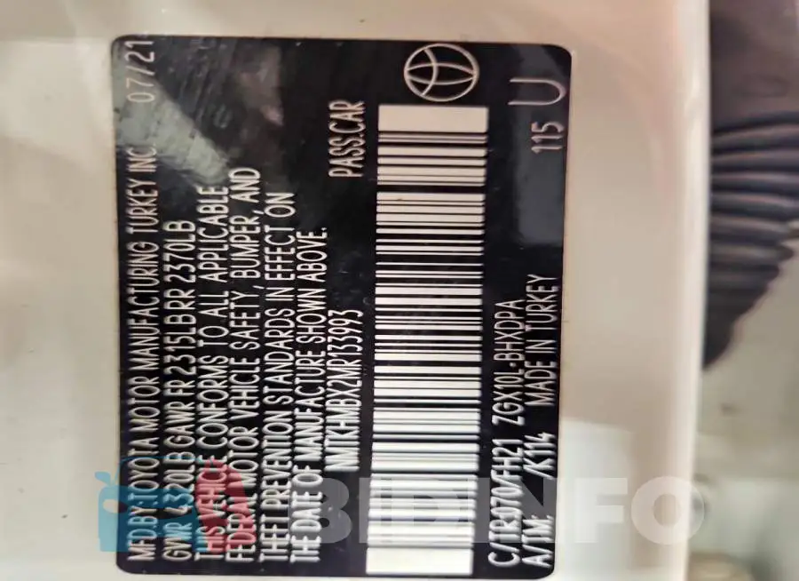 NMTKHMBX2MR133993 Photo# 12