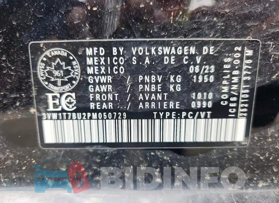 3VW1T7BU2PM050729 Photo# 12