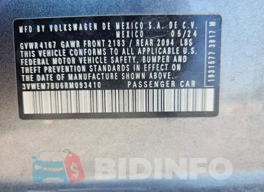 3VWEM7BU6RM093410 Photo# 13