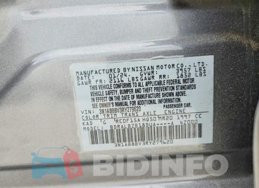 3N1AB8BV3RY279620 Photo# 12