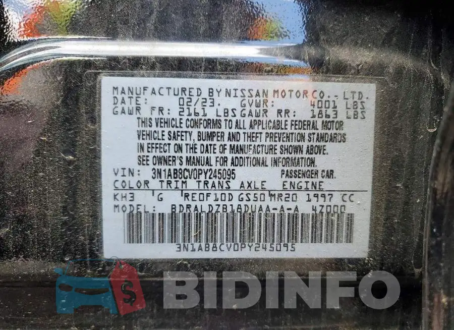 3N1AB8CV0PY245095 Photo# 12