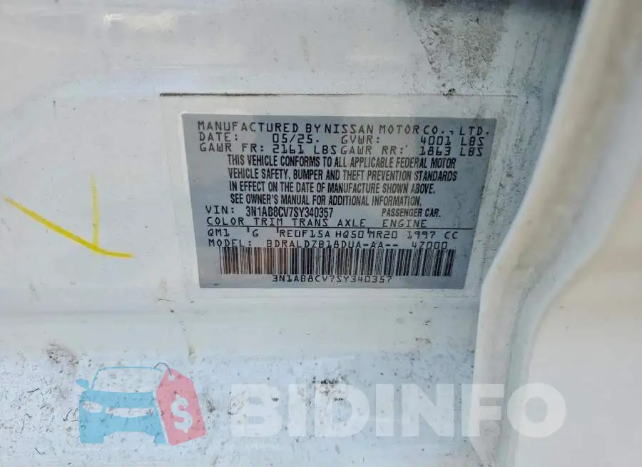 3N1AB8CV7SY340357 Photo# 12