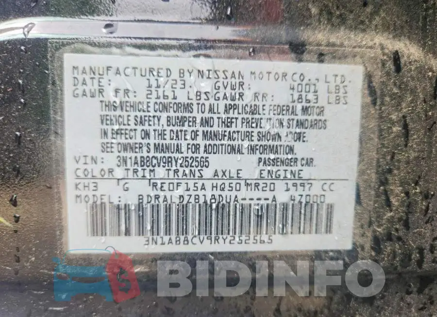 3N1AB8CV9RY252565 Photo# 12