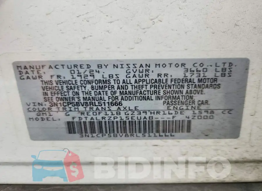 3N1CP5BV8RL511666 Photo# 14