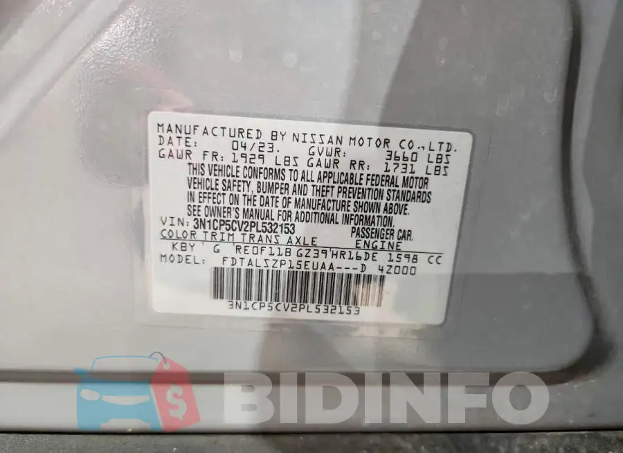 3N1CP5CV2PL532153 Photo# 12