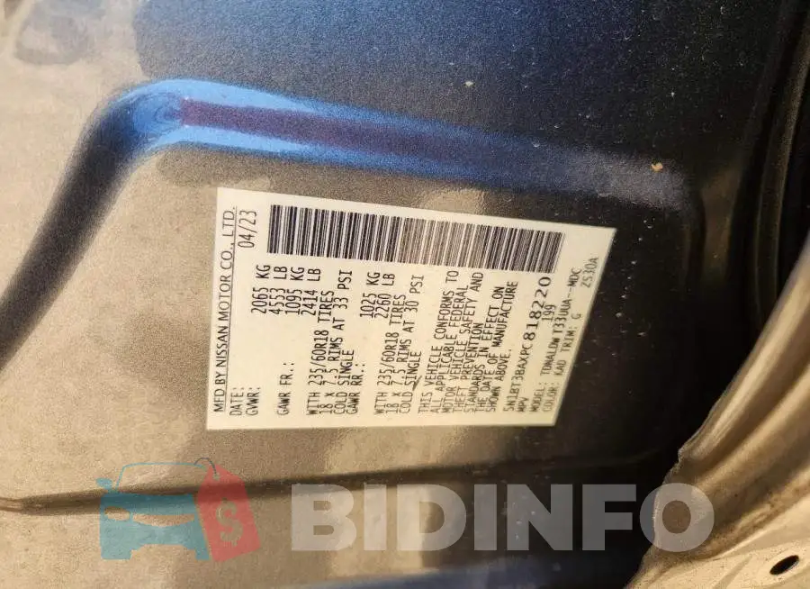 5N1BT3BAXPC818220 Photo# 12