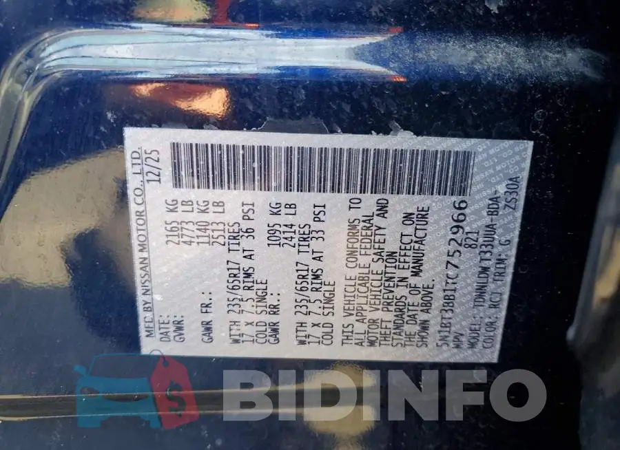 5N1BT3BB1TC752966 Photo# 14