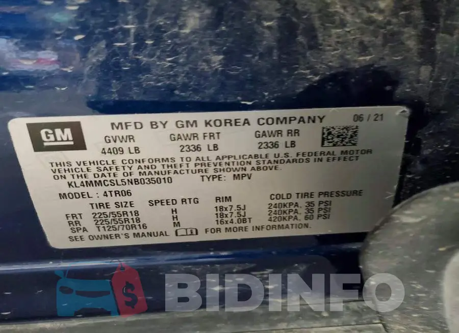 KL4MMCSL5NB035010 Photo# 12