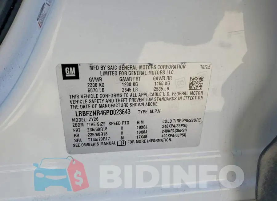 LRBFZNR46PD023643 Photo# 12
