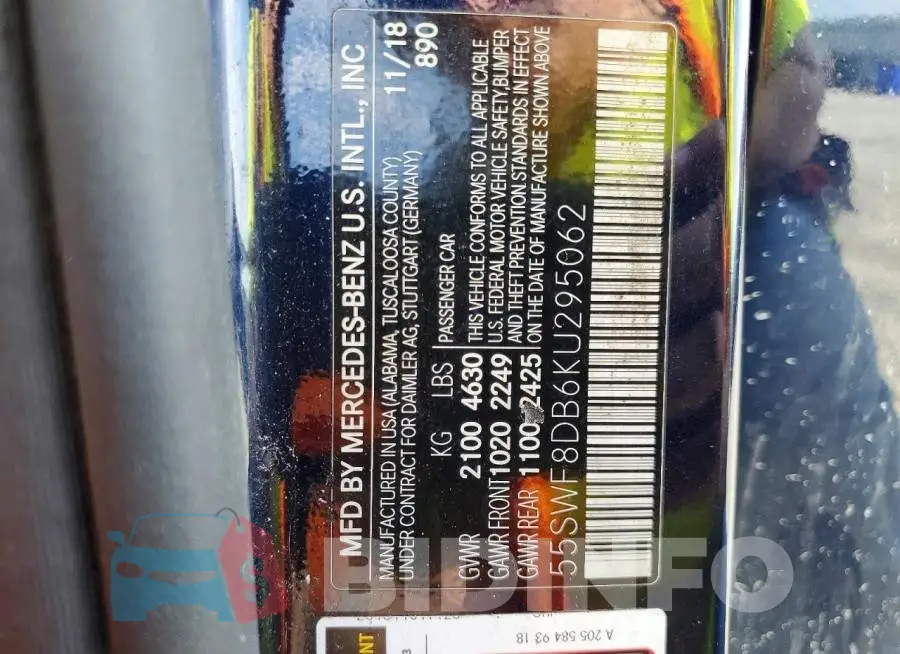 55SWF8DB6KU295062 Photo# 12