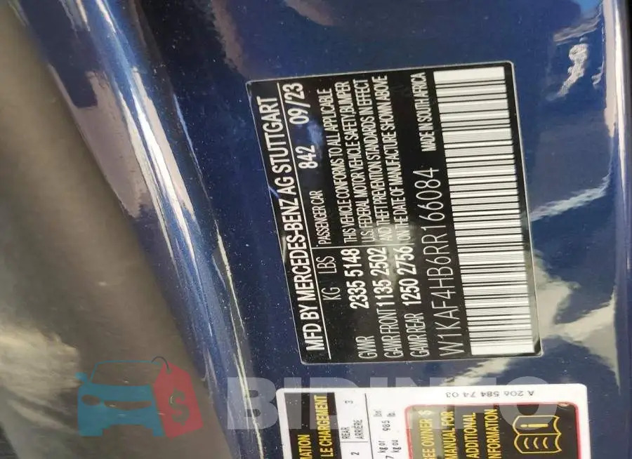 W1KAF4HB6RR166084 Photo# 13