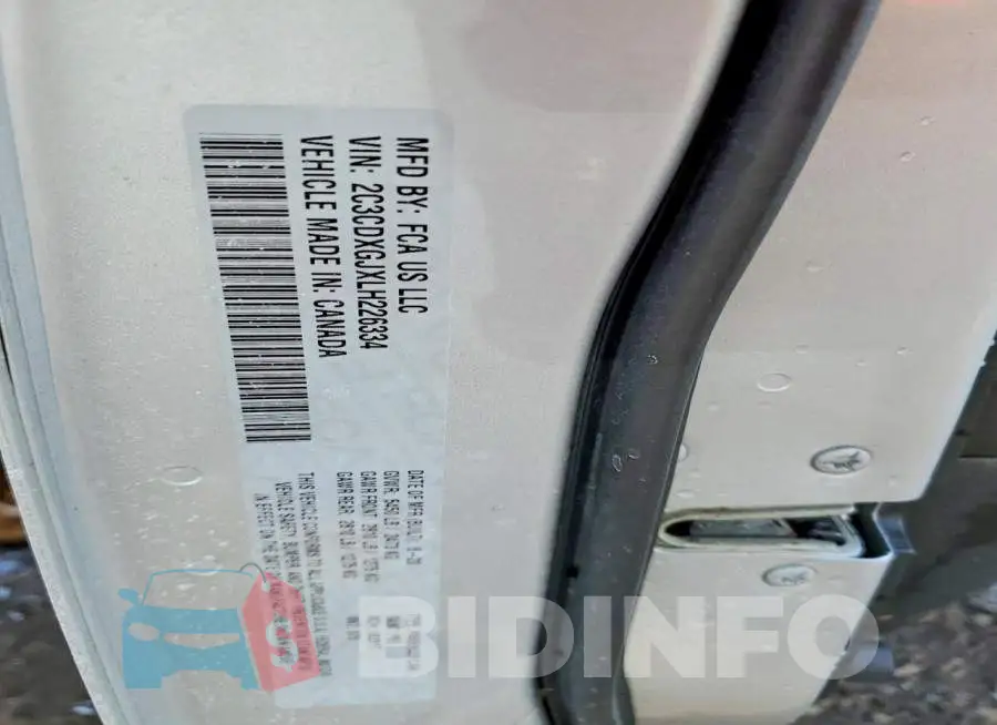 2C3CDXGJXLH226334 Photo# 12