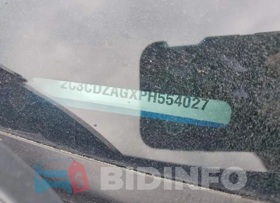 2C3CDZAGXPH554027 Photo# 12