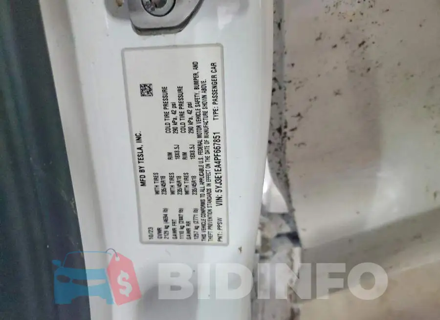 5YJ3E1EA4PF667851 Photo# 13